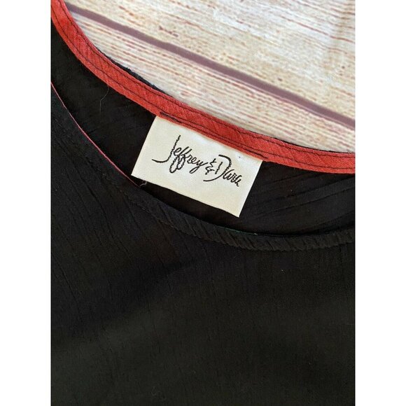 Vintage Jeffrey & Dara 90’s floral boho midi dress M - Picture 9 of 12